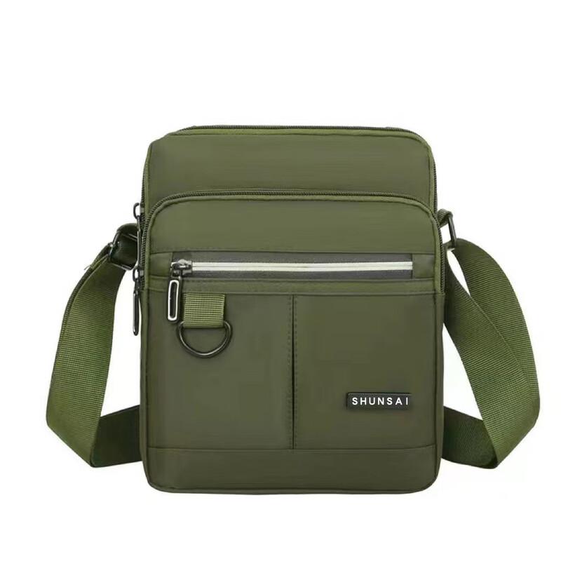 Li Shen Men's Multi-Compartment Shoulder Bag