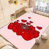 Non-slip decorative rug, cute cartoon welcome mat, Line Friends series pattern, a gift for friends and family.