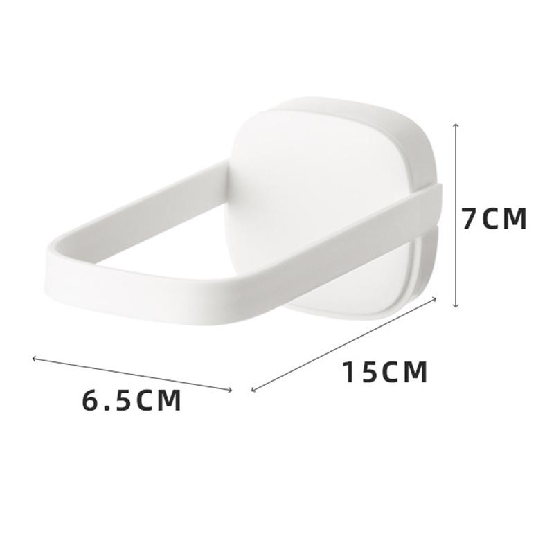 Drill Free Wall-mounted Clothes Hanger Organizer Foldable Plastic Rack