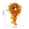 Fall Wreaths For Front Door Outside Garland Autumn Scene Decor Farmhouse Wreath Ornaments Home Patio Thanksgiving Decorations
