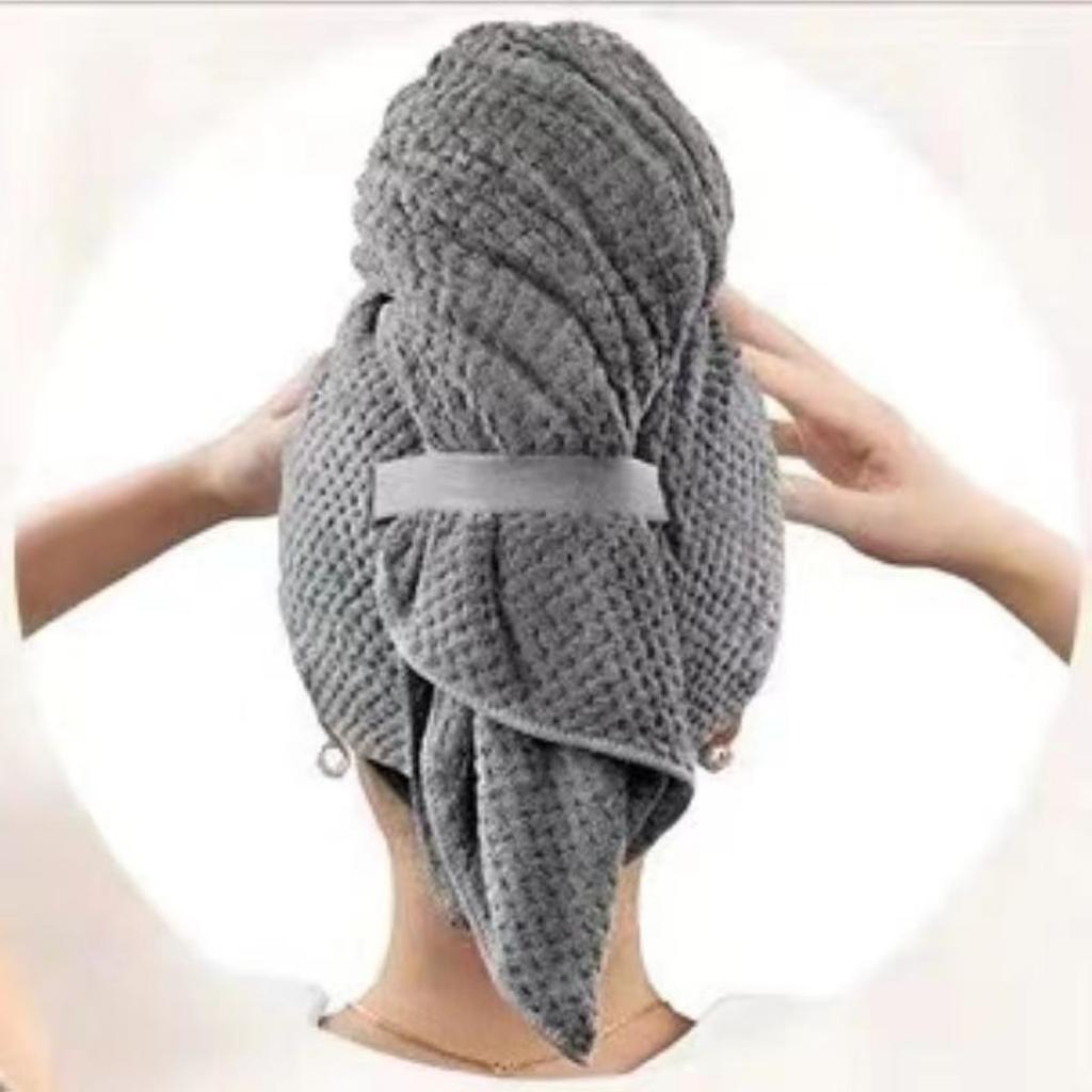 Dry Hair Cap, Super Absorbent, Quick Drying, Enlarged, Elongated, Headband Towel, Long Hair Shower Cap, Women's, Large Hair Towel