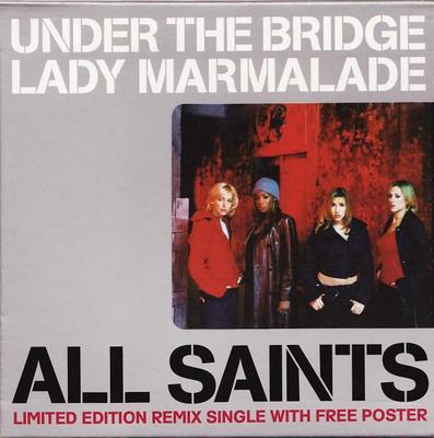 CD ALL SAINTS - Under the Bridge/Lady..  LOCDP408 London Records 1998 UK Rap & Hip-Hop/R&B Použité