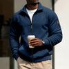 Men's Zip-Up Jacket with Multiple Pockets for Running Fitness Casual Wear