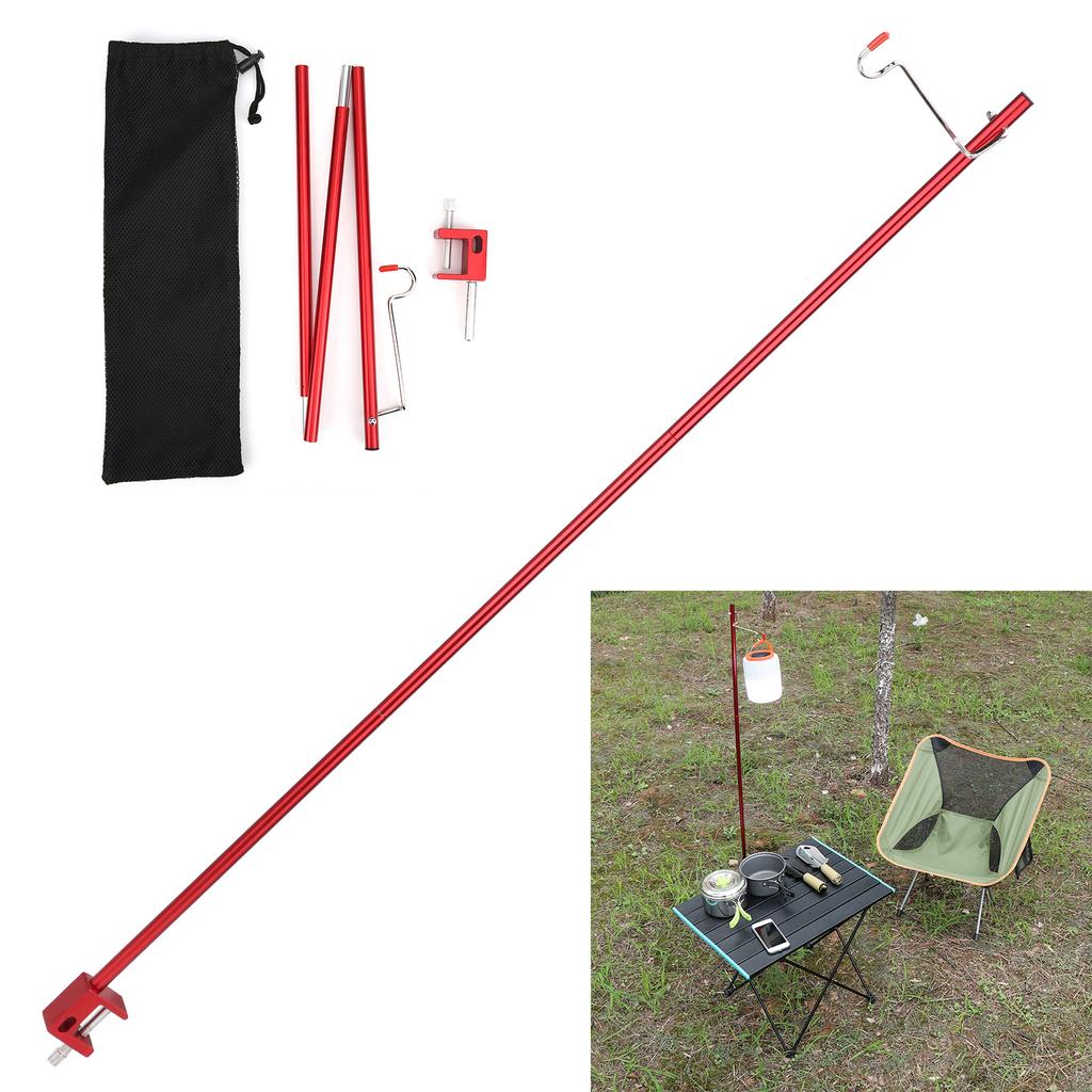 Portable Foldable Lantern Stand Light Table Pole Fixing Bracket Holder for Outdoor Camping Tent