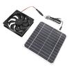 20W Solar Exhaust Fan Quiet Monocrystalline Solar Panel Ventilation Fan with Bracket for Chicken Coop Pet House