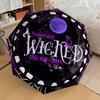 1PC Wicked Pattern Small Travel Compact Windproof Umbrella, Automatic Folding Umbrella, Automatic Open/Close ,Gift-116