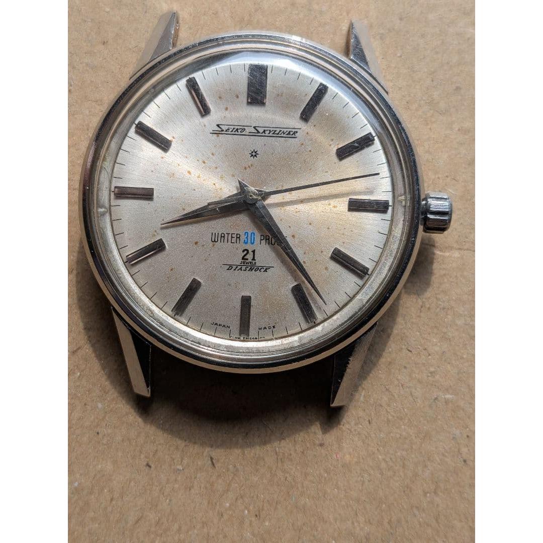 Used SEIKO SKYLINER Skyliner 21 stones Main body only Rare SD dial