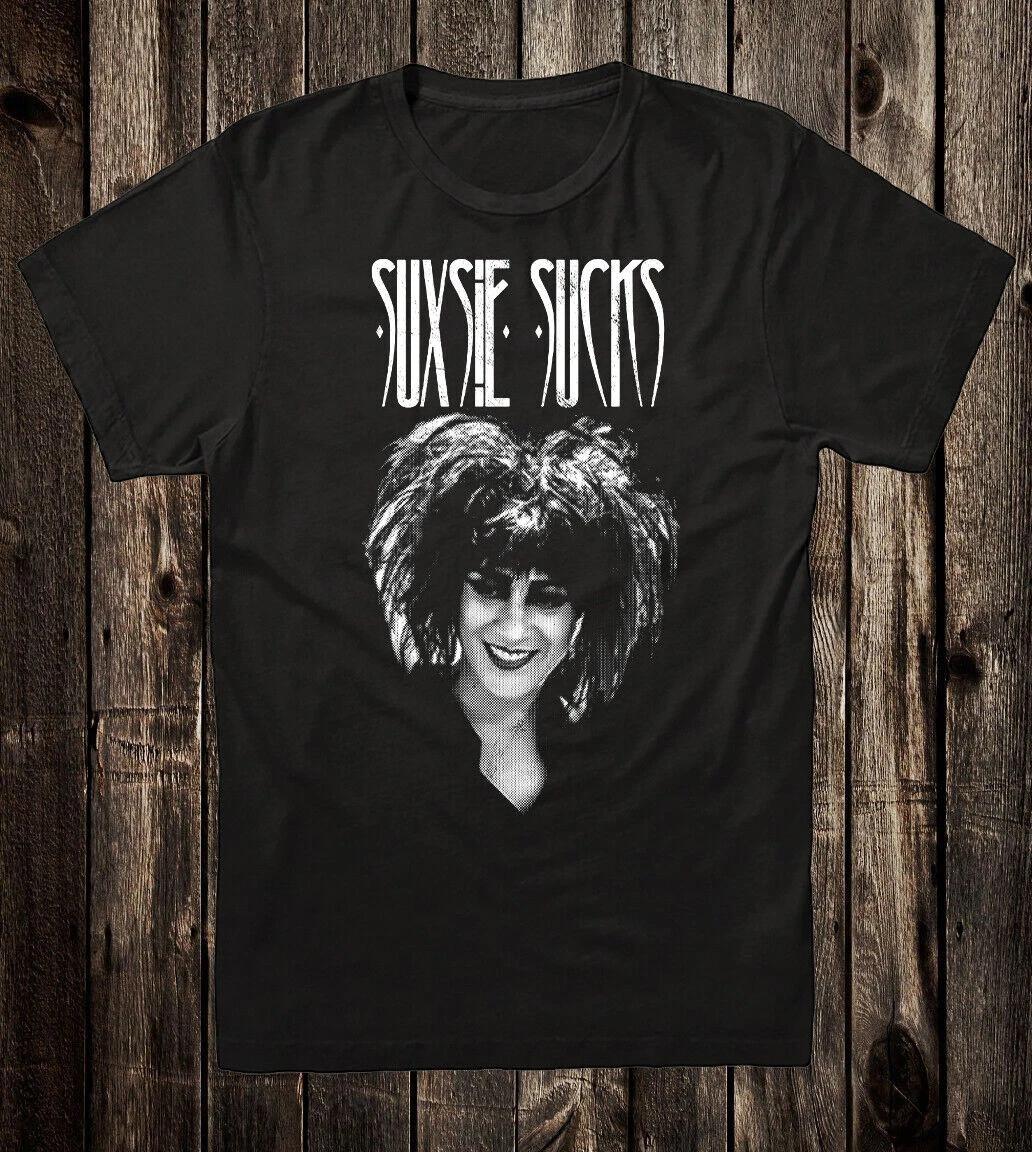 Новая футболка Portlandia Пародия Suxsie Sucks Готика Siouxsie Хлоя Севиньи 2XL
