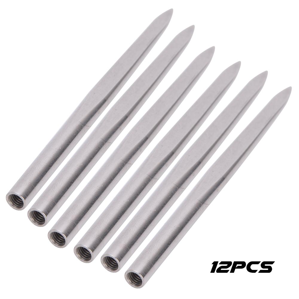 12Pcs Stainless Steel Needles Flat Head for Parachute Cord Bracelets Sewing Craft Making