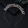 Headbands Happy Birthday Hair Hoop Hairbands Fashion Hair Accessories Rhinestone Girls Kids Women Crowns