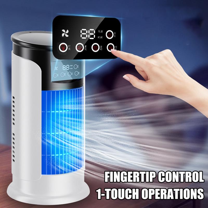 Portable Air Conditioners Fan Evaporative Cooler USB Quiet Timer Room Cooling Small 300ml Water Tank Personal Cooler Adjustable