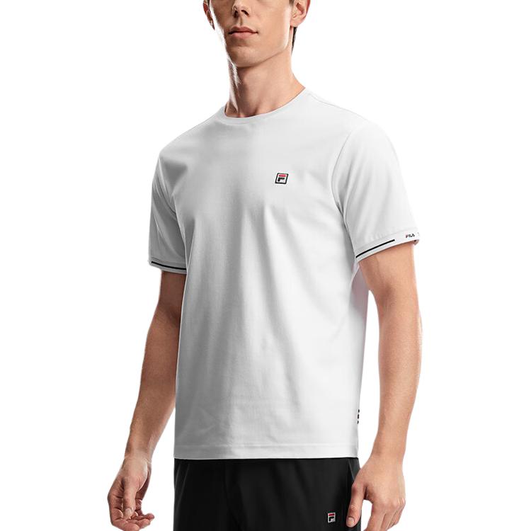 FILA Tennis Simple Classic Fashion Casual Sports Training Tennis Style Comfortable Short Sleeve T-Shirt Men tops A11M623138FWT