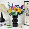 Funny Joy Eternal Artificial Roses Block Chrysanthemum Flower Home Decoration Wildflower Building Block Bouquet Girl Gift