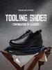 Men's Spring 2026 Rotating Buckle Leather Shoes - Business Casual, Outdoor Fashion, Sports, Travel, and Mountaineering.