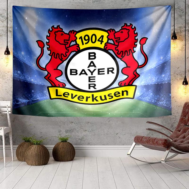 1PC Bayer Leverkusen Crest Tapestry Hanging for Bedroom,Livingroom, Playroom,Decor Art Room Wall Tapestry Holiday and Birthday Gifts