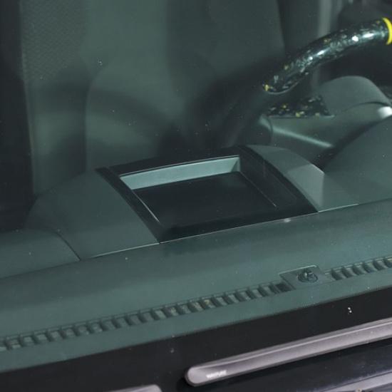 Glossy Piano Black Center Storage Slot Trim Sticker For Nissan Frontier 2005-21