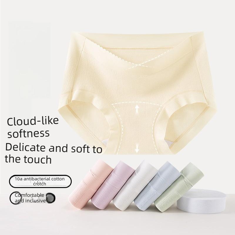 Women's Spring and Autumn V-shaped Belly Pregnancy 10A Cotton Antibacterial Crotch Low Waist Triangle Briefs