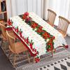 Christmas Disposable Tablecloth Christmas Decorations for Home 2026 Table Cover Navidad Noel New Year Gifts Dining Table Decor