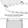 Coque - Samsung - A42 - Transparente - Souple - Cordon Réglable Blanc