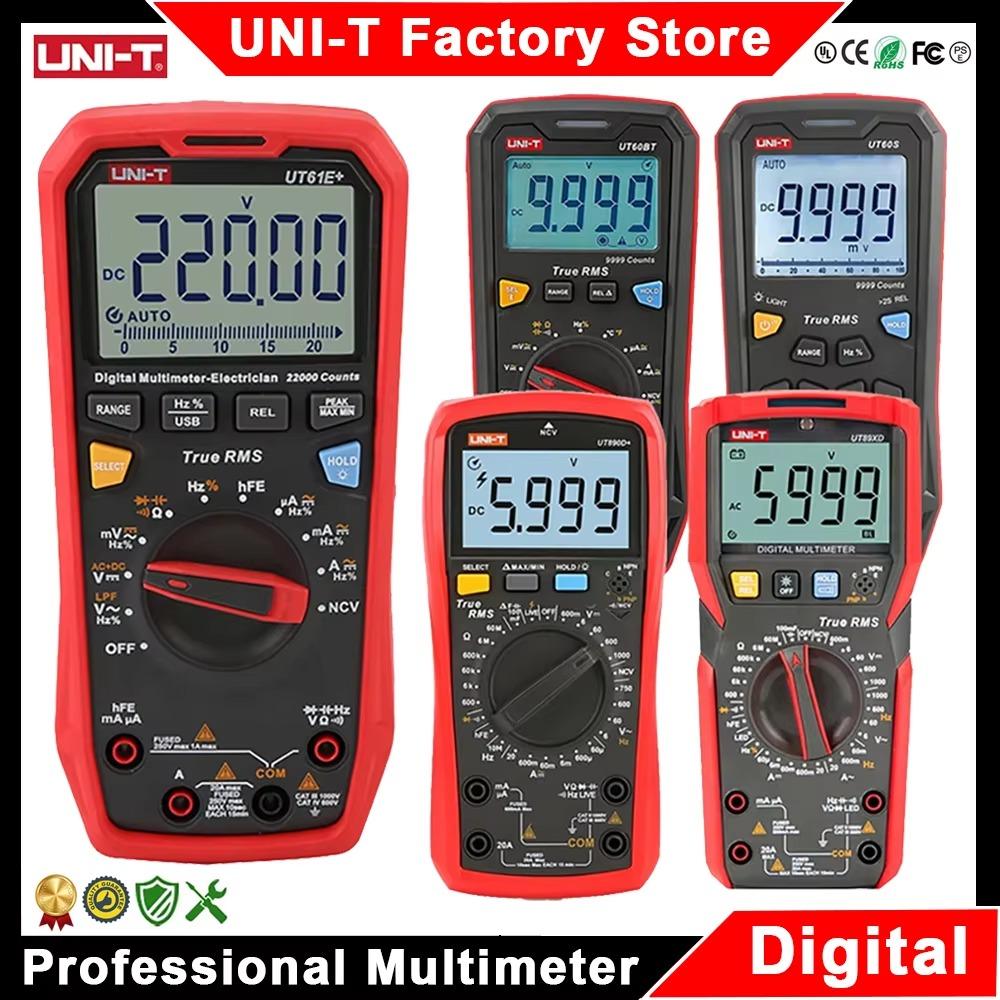 UNI-T Multimeter Digital Professional UT890C UT890D+ UT89X UT89XD UT60S UT60BT UT61B+ UT61D+ UT61E PLUS Electric Tester Meter