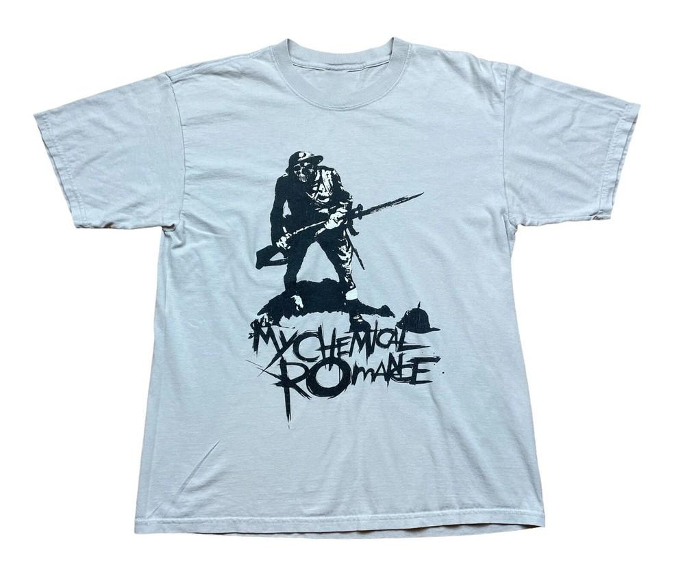 НОВЫЙ Банд Футболка My Chemical Romance 2000-х Размеры от S до 5XL Репринт Унисекс Футболка XL
