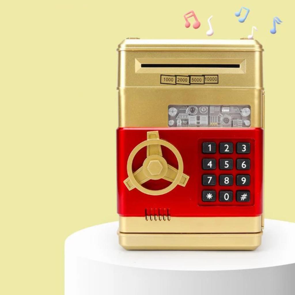 Electronic Piggy Bank Safe Box Money Boxes For Children Digital Coins Cash Saving Safe Deposit Mini ATM Machine Kid Xmas Gifts