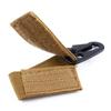 2 stücke Taktische Hängende Schnalle Molle Nylon Gurtband Karabiner Gürtel Dreieck Schlüsselanhänger für Outdoor Klettern Camping Werkzeug Zubehör