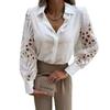 European & American Spring/Summer Women's Lace Patchwork Blouse