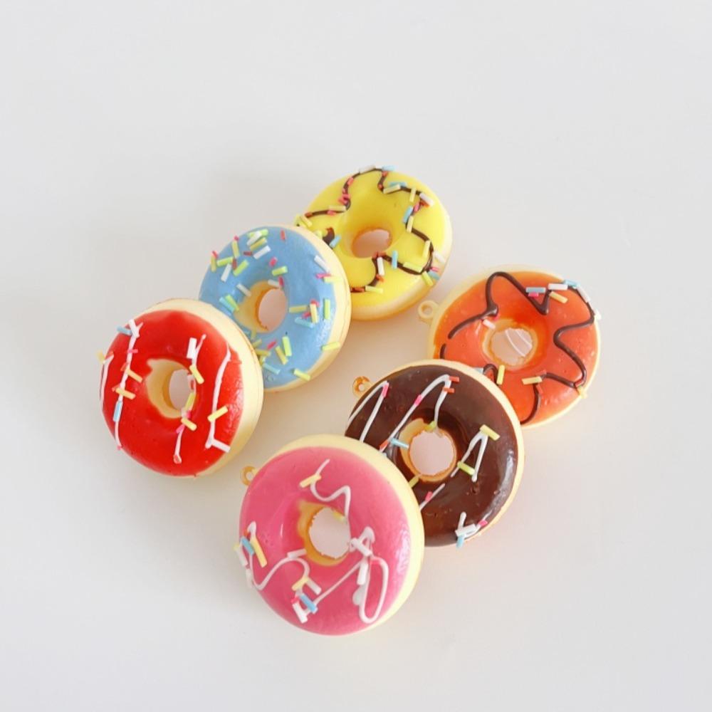 Soft Artificial Donut Bread Squeeze Toy PU Donut Donut Squishy Toy Photography Props 1pc 5cm Donut