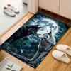 1PC Full Moon Forest Black Wolf White Wolf Carpet for Living Room Bedroom Sofa Home Decor Rus Non-slip Floor Mat Luxury Gift