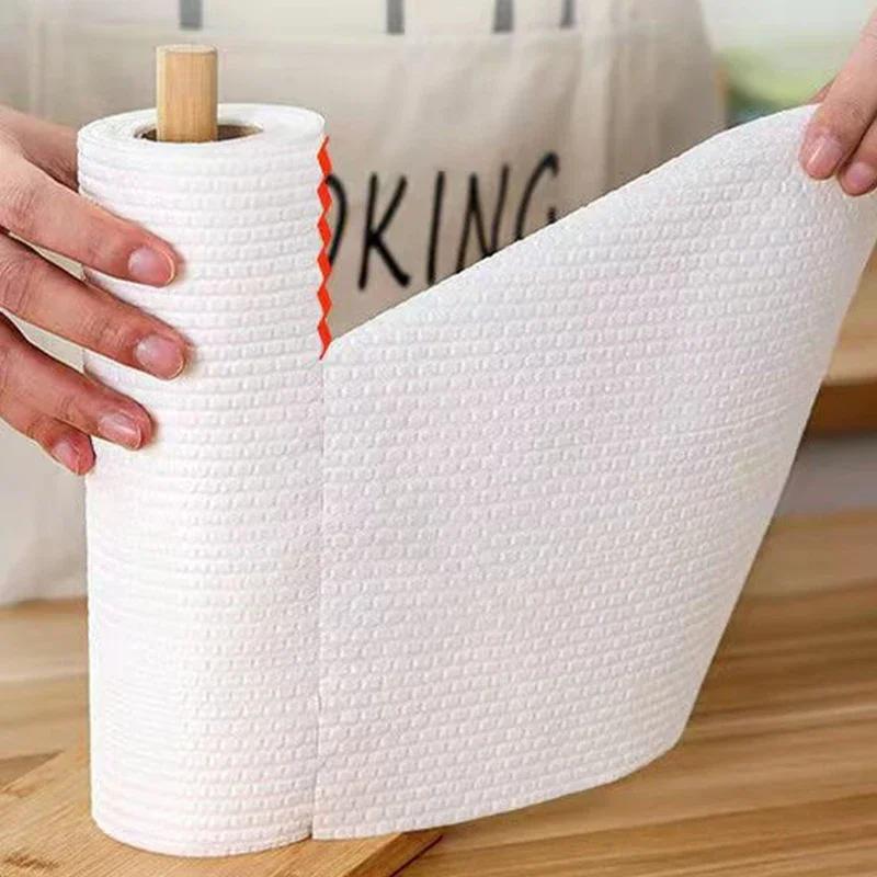Non-Woven Disposable Cleaning Cloths Rags For Household Kitchen Dishwashing Scouring Pads Dishcloths Wipes Towels Cleaning Tools