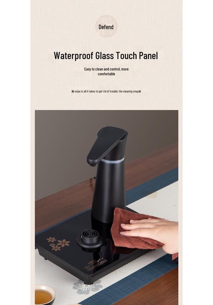 Automatic Electric Tea Brewing Kettle with Built-in Teapot and Water Filling System