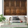 1 Piece of 2D Background Fabric, Exquisite Wooden Carved Door Decoration, High-quality Polyester Background Fabric for Parties