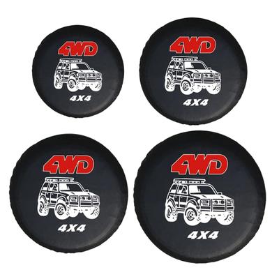 4WD 4x4 Spare Tire Cover Bag Universal Dustproof Wheel Protector 14" 15" 16" 17"