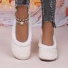 Shoes for Women Winter Fashion Women Plush Warm Comfort Non-slip Flats Cotton Shoes Loafers Women Short Boots
