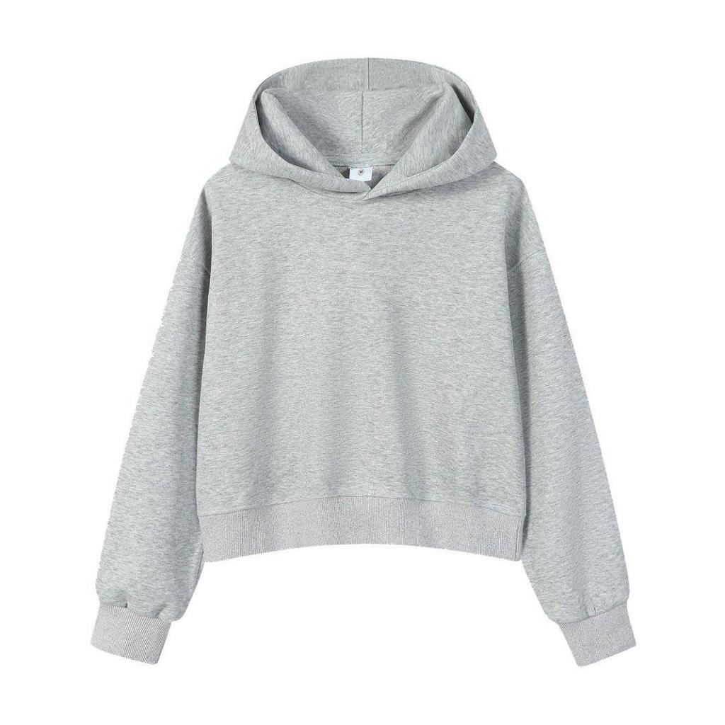 Veste Cardigan à Capuche Fermeture Éclair Poids Lourd Style Coréen Tendance pour Femmes - Sweatshirt Décontracté Automne 350g.