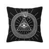 All-seeing Eye Soteric Of Ouroboros Snake Square Pillowcase Pillow Cover Cushion Zip Decorative Throw Pillow for Home Bedroom