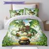 Greenorg Anisms Pattern Bedding Quilt Set Quilt Cover Pillowcase Home Decoration Birthday Gift (1 * Duvet Cover + 2 * Pillowcase, Without Core)