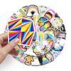Cartoon Colored Waterproof Graffiti Stickers - 50 Sheets for Luggage, Laptop, and Car