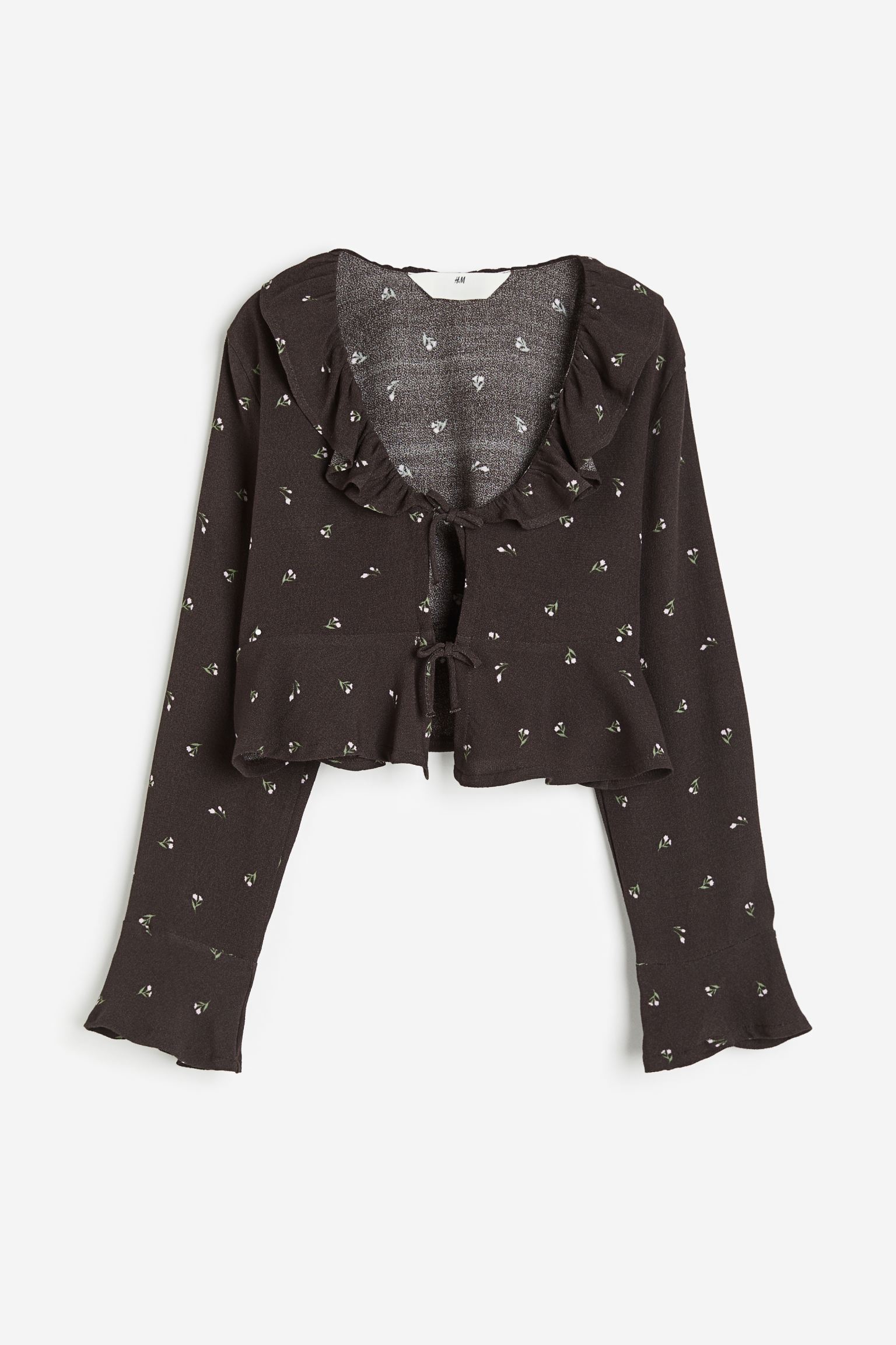 

Блузка с завязками спереди