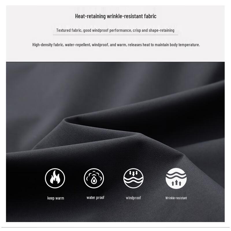 Jeanswest Men's Winter Padded Outdoor Jacket