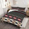 Comforter Geometric Pattern 3D Printed Retro Exotic Tribal Style Bedding Set Luxury Home Textiles Comfortable S