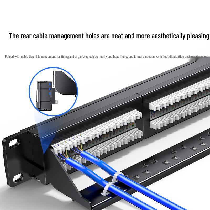 UGREEN Cat6 24-Port Gigabit Rackmount Patch Panel