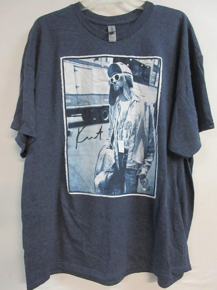 

ОФИЦИАЛЬНЫЙ МЕРЧ KURT COBAIN АВТОБУС 2023 КОНЦЕРТ ГРУППЫ МУЗЫКА 2XL / XXL Унисекс Футболка L