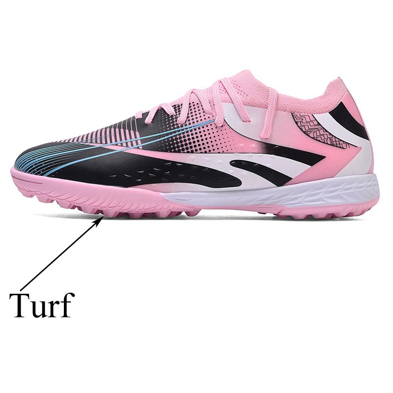 New Mens Soccer Shoes Boys Adults Futsal Sports Football Boots Grass Cleats Indoor Outdoor Ultralight Long Spikes Turf FG/TF