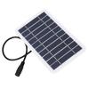 2W 5V Kleines Solarpanel Monokristallin DC5521 Ausgang Wasserdicht Staubdicht Tragbar Mini-Solarpanel für 3,7-5V Batterie