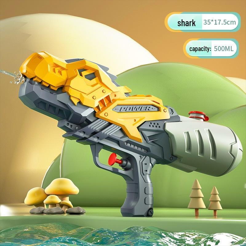 Dinosaur Duck Double Nozzle Water Gun – Large Beach Toy for Kids' Outdoor Water Play & Songkran Festival Fun