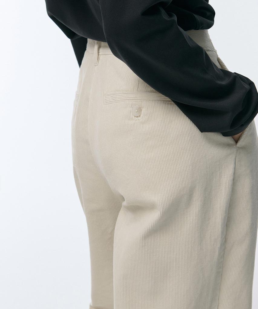 MUSINSA STANDARD WOMAN Women'S Wide Corduroy Pants [Cream]