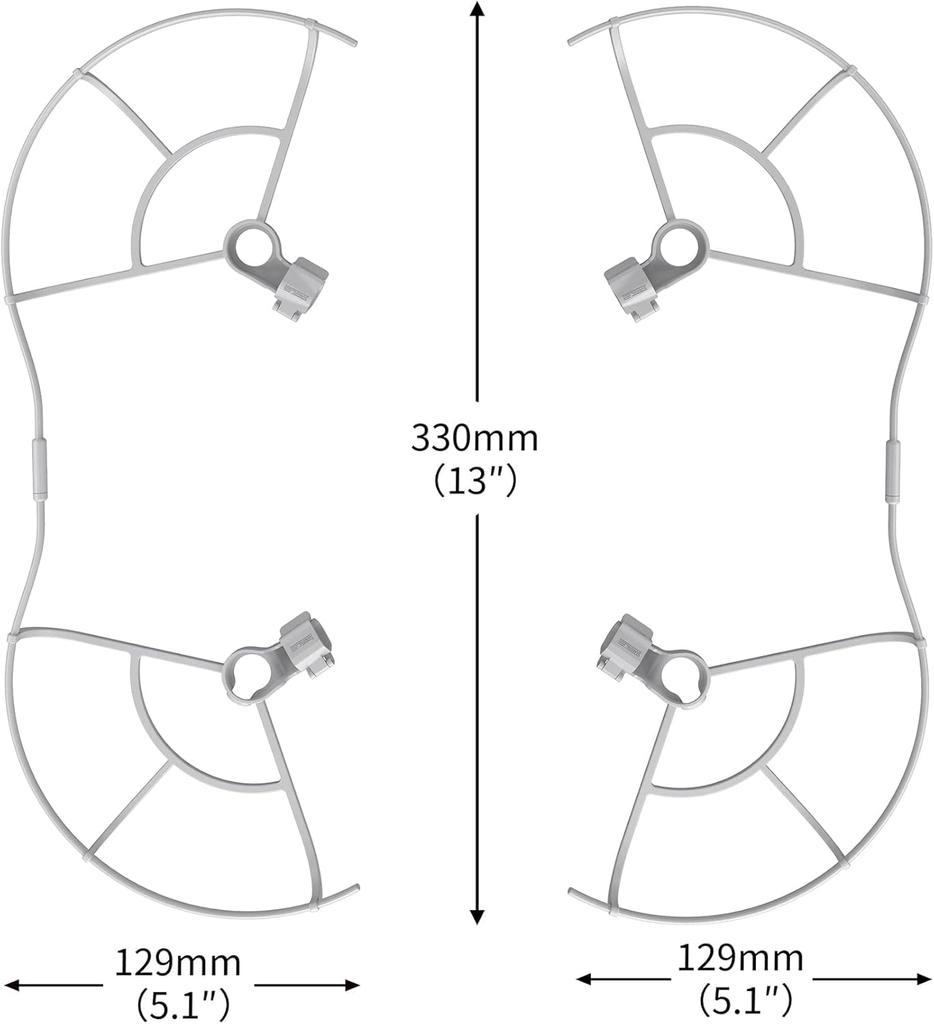 YOLOLIDA DJI Mini 3 Pro Propellerschutz Ultraleichter Abnehmbarer Propellerschutz für DJI Mini 3 Pro Mini 3 Pro Propellerschutz