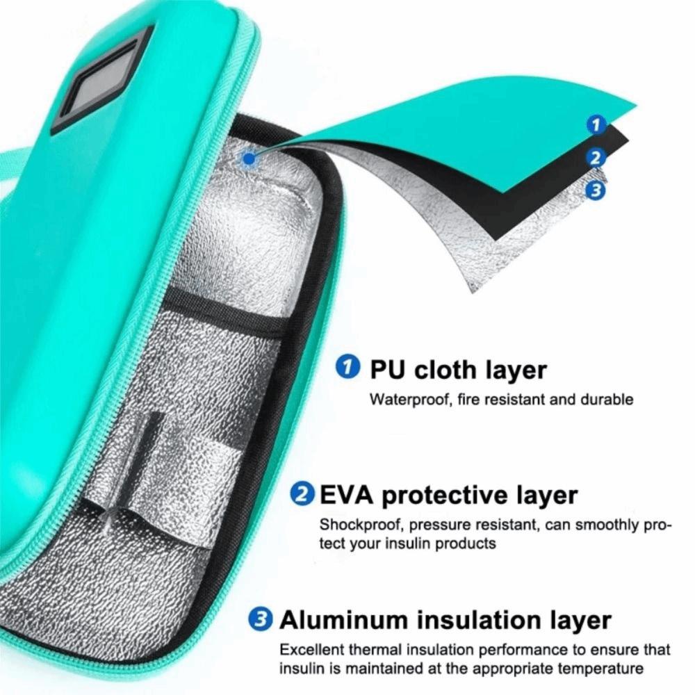 Reusable Medicine Insulin Cooling Bag Waterproof Refrigerated Medicine Organizer Daily Use